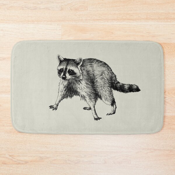 Item preview, Raccoon Animal Portrait (light background) designed and sold by MMMSdesigns.