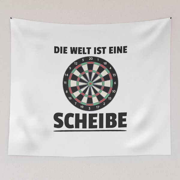 Item preview, The world is a disc darts sayings dartboard designed and sold by Team150Designz.