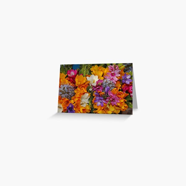 Spring Mixed Bouquet Greeting Card