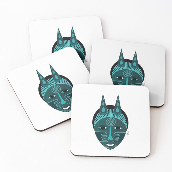 Item preview, Turquoise Mask designed and sold by Gaia Filippi.