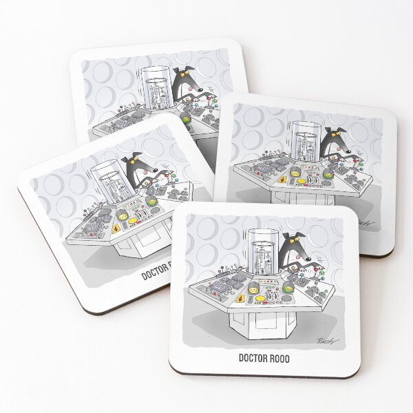 Doktor Rooo Untersetzer (4er Set)
