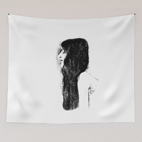 Item preview, Gustav Klimt, Young girl with long hair, 1899 designed and sold by yxela.