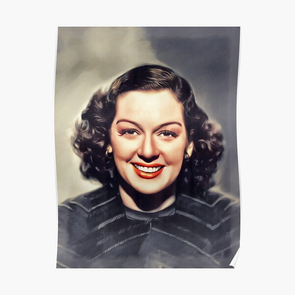 Rosalind Russell, Vintage Actress Poster