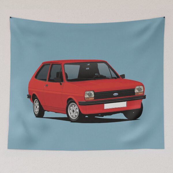 Item preview, Fiesta Mk1 - red  designed and sold by knappidesign.