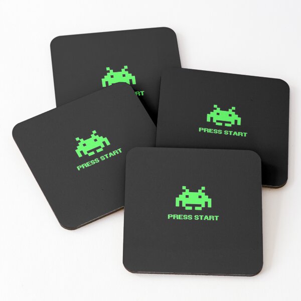 Item preview, Space Invaders Alien design Vintage video games - Green designed and sold by MindChirp.