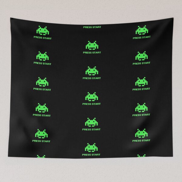 Item preview, Space Invaders Alien design Vintage video games - Green designed and sold by MindChirp.