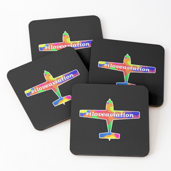 Item preview, Colorful Design of Plane stating #iloveaviation designed and sold by FouDeeziner.