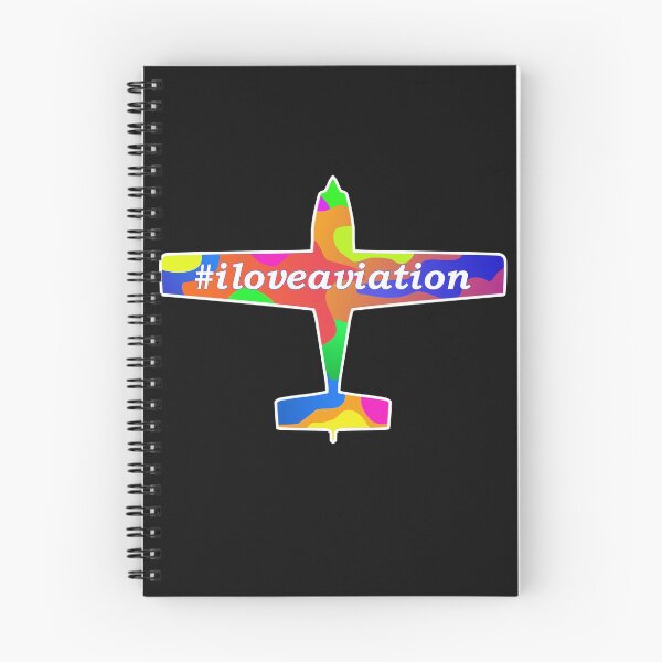 Item preview, Colorful Design of Plane stating #iloveaviation designed and sold by FouDeeziner.
