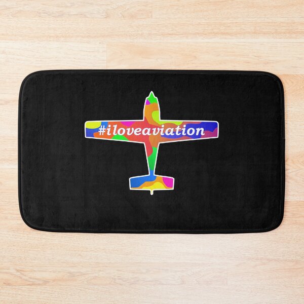 Item preview, Colorful Design of Plane stating #iloveaviation designed and sold by FouDeeziner.