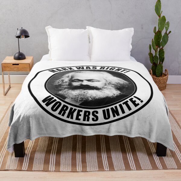 Item preview, Karl Marx "Marx was right workers unite!" designed and sold by BigTime.