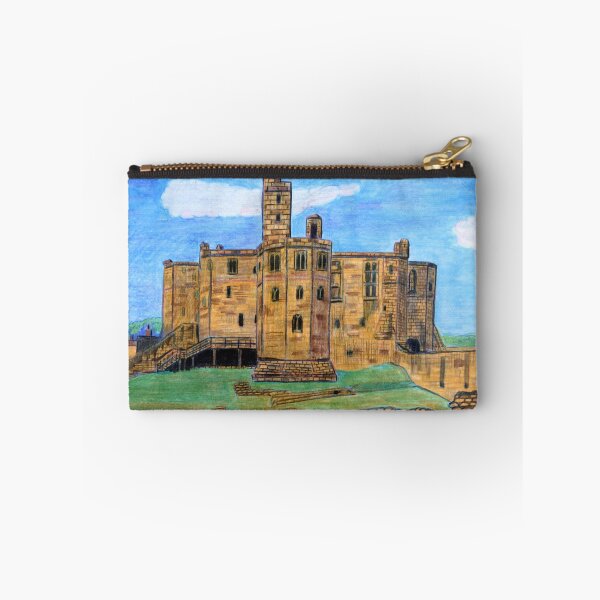 Item preview, 487 - WARKWORTH CASTLE - DAVE EDWARDS -  COLOURED PENCILS - 2020 designed and sold by BLYTHART.