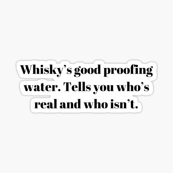 Whiskey's Good Proofing Water, But It Doesn't Tell You Who the Real Peaky  Blinders Are, Incontestable Blog, Finnegan