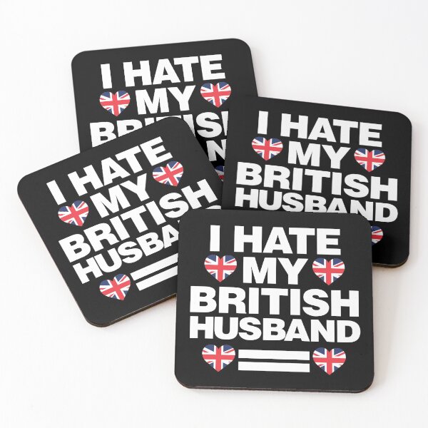 Item preview, I Hate my British Husband Funny English designed and sold by elhefe.