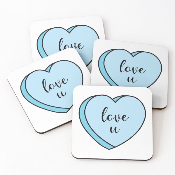 Item preview, Candy Heart Blue designed and sold by metalpika.