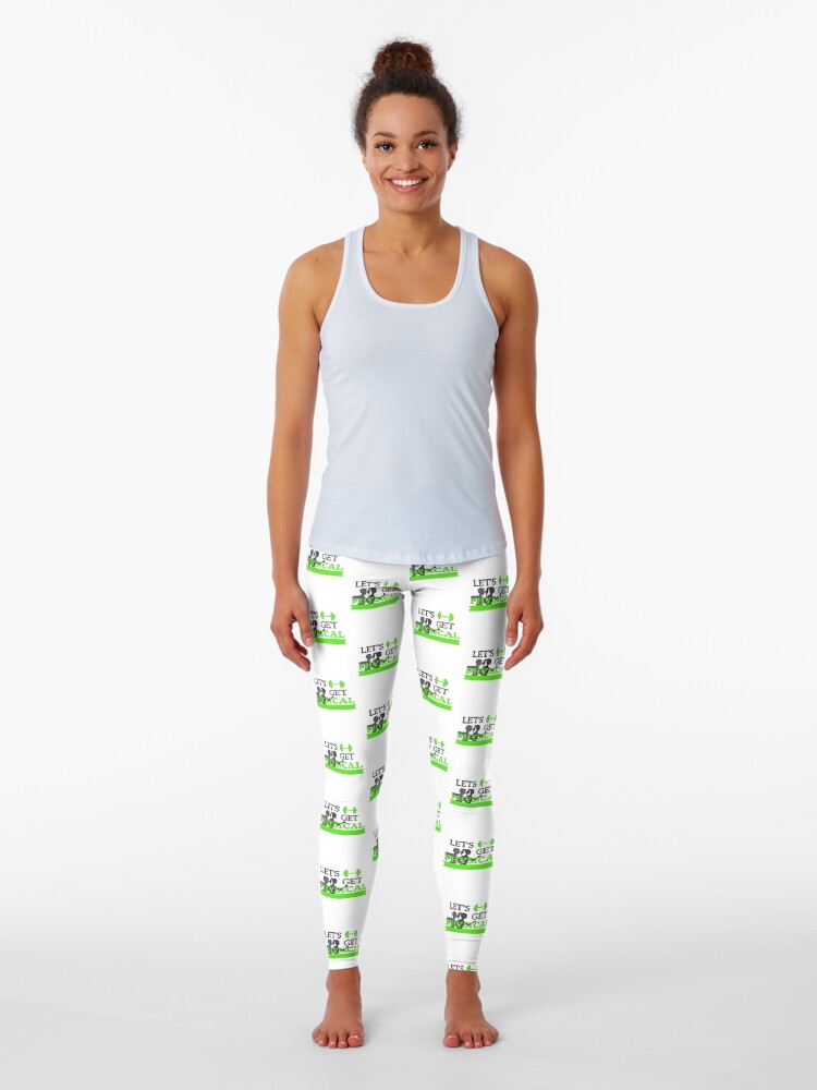 green gym leggings