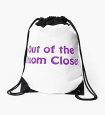 Out of the Broom Closet Drawstring Bag