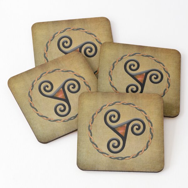 Item preview, Celtic Triple Spiral Double Braided  designed and sold by GrimalkinStudio.