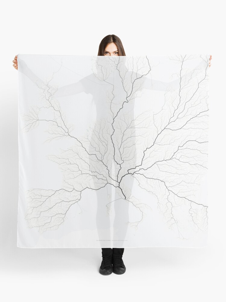 Thumbnail 1 of 3, Scarf, All roads lead to Rome designed and sold by moovel.
