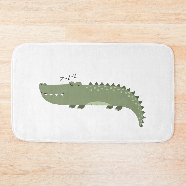 Item preview, Sleepy snoring Crocodile smile Safari African animals  designed and sold by Latch Farm  Studios.