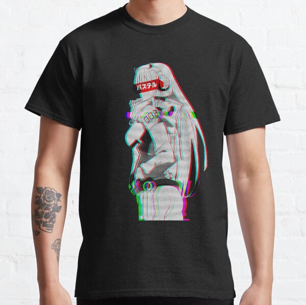 "STATIC" - Aesthetic Cyberpunk Darling In the Franxx Design Classic T-Shirt