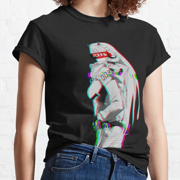 "STATIC" - Aesthetic Cyberpunk Darling In the Franxx Design Classic T-Shirt