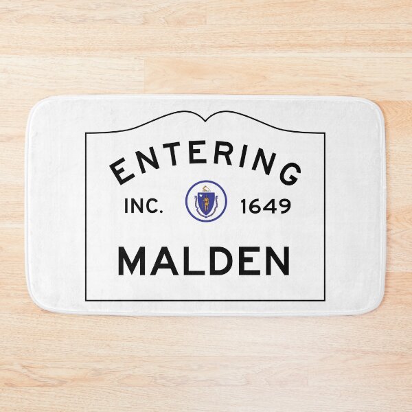 Item preview,  Entering Malden Massachusetts - Commonwealth of Massachusetts Road Sign  designed and sold by NewNomads.