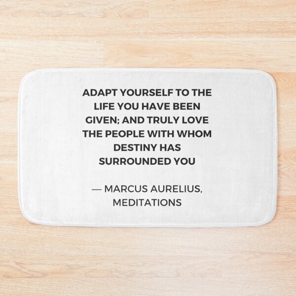 Item preview, Stoic Inspiration Quotes - Marcus Aurelius Meditations - Adapt yourself to the life you have been given designed and sold by Inspirationmotivation.