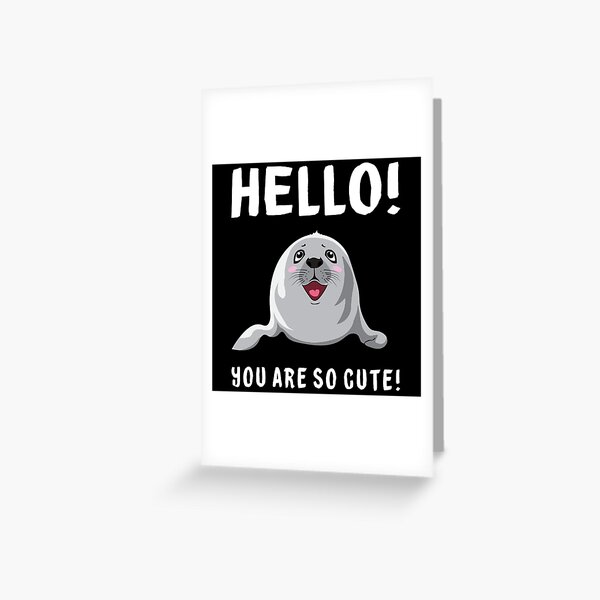 Seal Birthday Greeting Cards Redbubble
