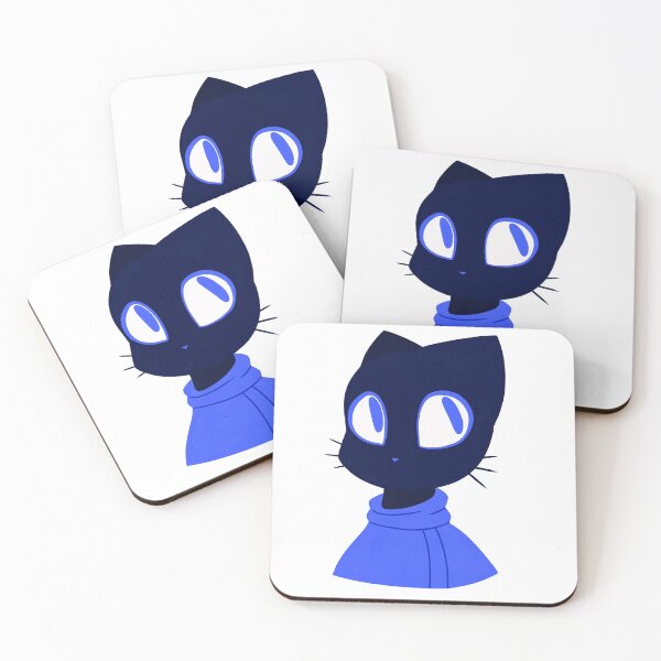 Item preview, Blue pop art cat designed and sold by RosettaTea.