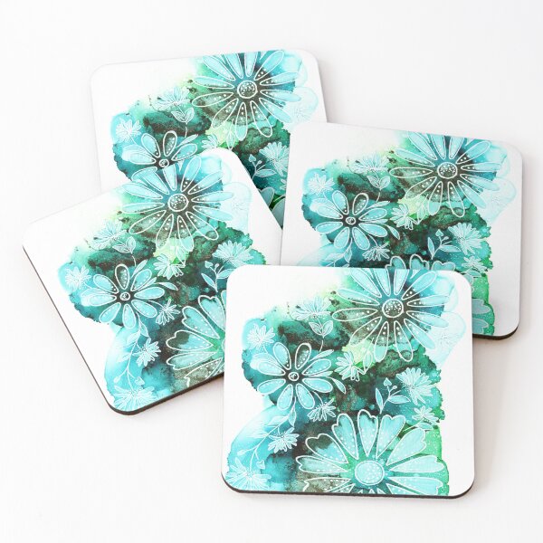 Item preview, Blue Floral designed and sold by Kelly Ryan Rhoades.