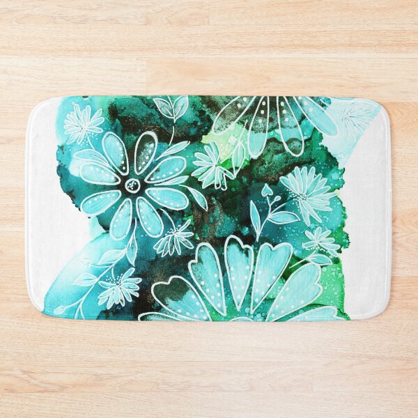 Item preview, Blue Floral designed and sold by Kelly Ryan Rhoades.