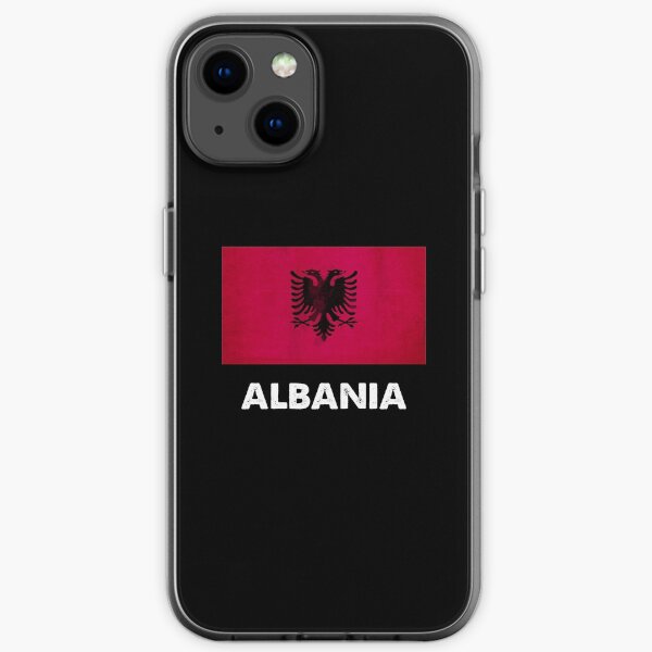 Albanien Flag Design | Albanisches Design iPhone Flexible Hülle