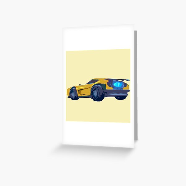 Cartes De Vœux Sur Le Theme Rocket League Dominus Redbubble