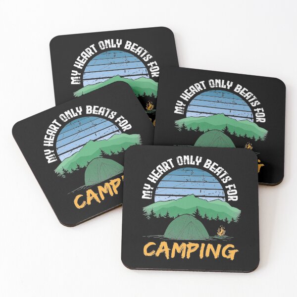 Item preview, My heart only beats for camping designed and sold by Captain Mood.