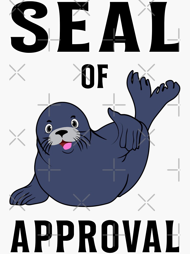 "Robbe Robben Seehund Seehunde Süß Lustig Spruch Geschenk" Sticker von