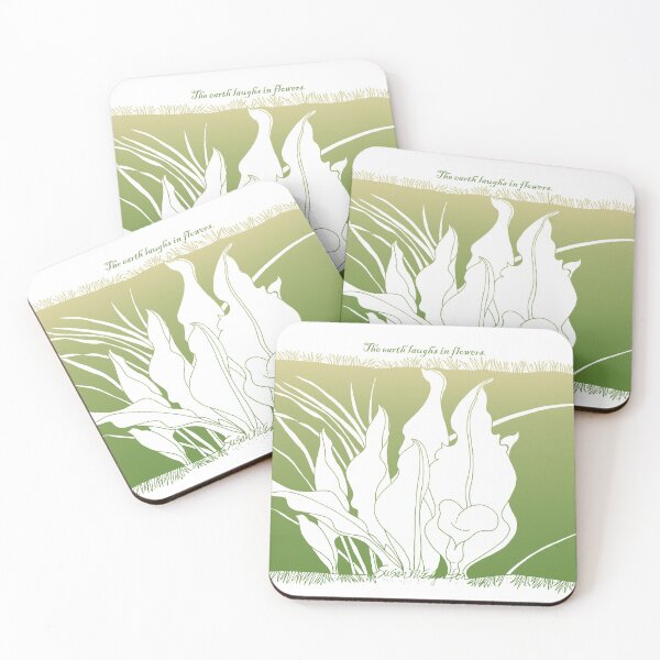 Item preview, Lilies in greens with quote designed and sold by WatersEdgeGal.