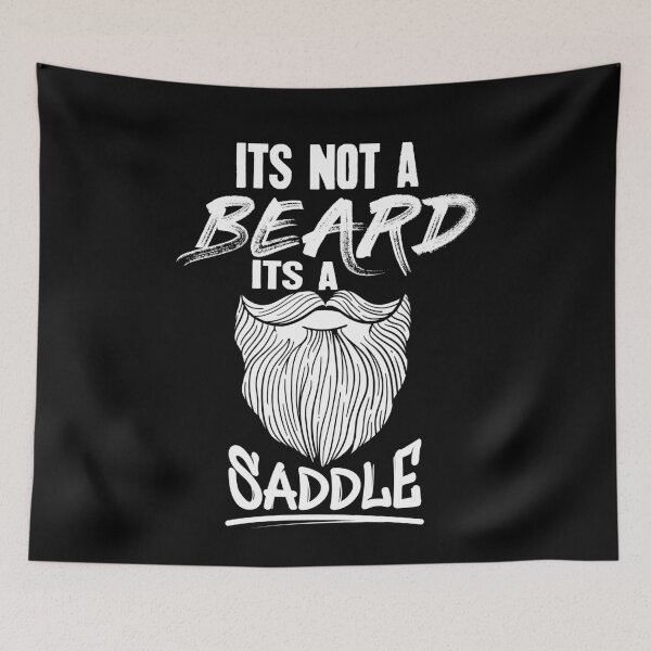 Item preview, It's not a beard it's a saddle designed and sold by Captain Mood.