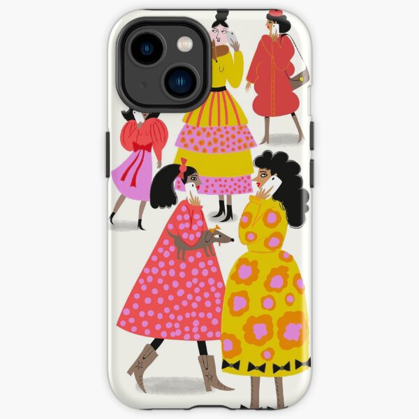 Girls on Phones iPhone Tough Case