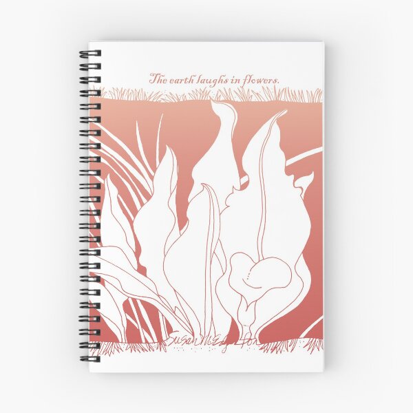 Item preview, Lilies in coral with quote designed and sold by WatersEdgeGal.