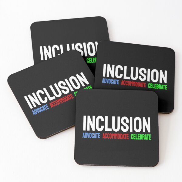 Item preview, Inclusion, advocate, accommodate, celebrate designed and sold by TheBoyTeacher.