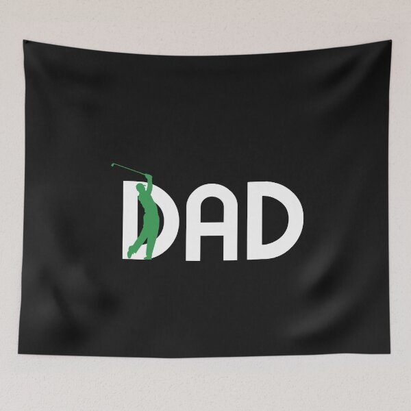 Item preview, Golfing Dad Silhouette Design White Text designed and sold by strengthdesign.