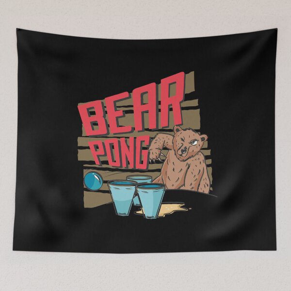 Artikelvorschau, Bear Pong Bär Pong Bierpong entworfen und verkauft von Dibbelchen.