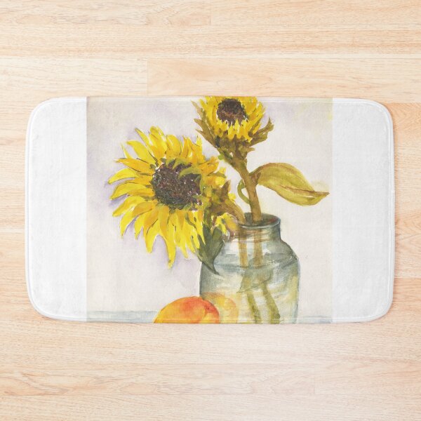 Item preview, "Sunflower & Peach" designed and sold by thedocandcat.