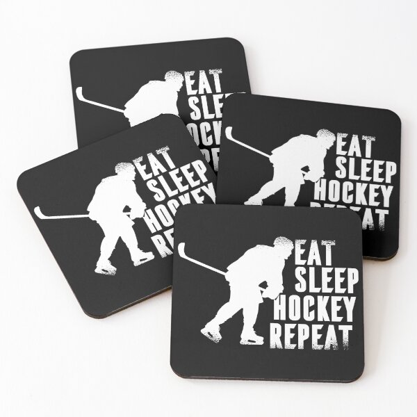 Item preview, Eat Sleep Hockey Repeat designed and sold by Dibbelchen.