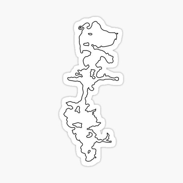 Artikel-Vorschau von Oberer Saranac Lake, designt und verkauft von mappsart.