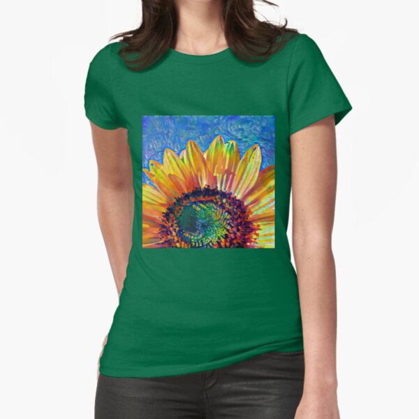 Solar eyelashes Fitted T-Shirt