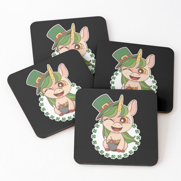 Item preview, St Patrick's day unicorn designed and sold by Dibbelchen.