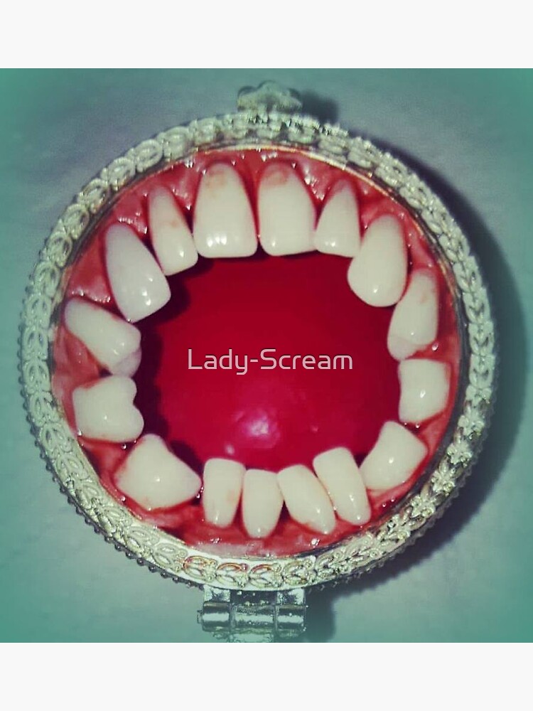 Thumbnail 3 of 3, Sticker, Lady Scream Mouth designed and sold by Lady-Scream.