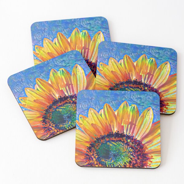 Solar eyelashes Coasters (Set of 4)