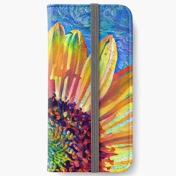 Solar eyelashes iPhone Wallet